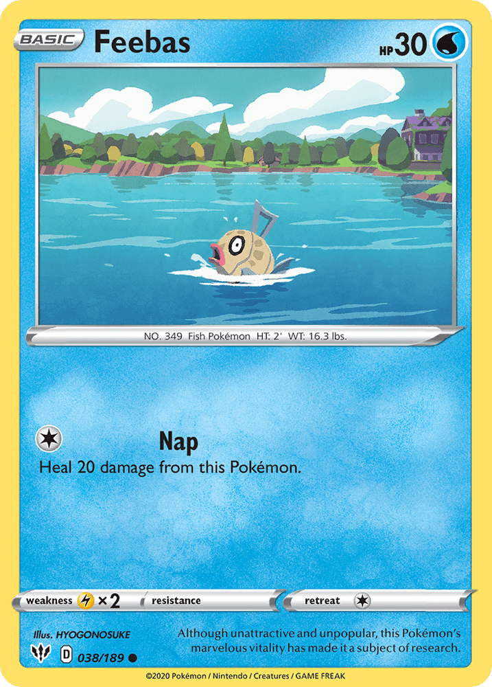 Feebas (038/189) [Sword & Shield: Darkness Ablaze] (Online Only)
