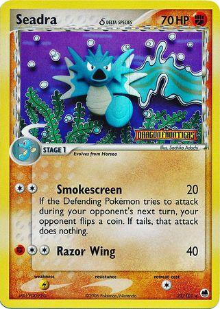 Seadra (22/101) (Delta Species) (Stamped) [EX: Dragon Frontiers] (Online Only)