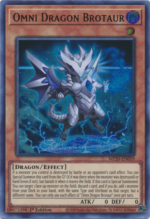 Omni Dragon Brotaur [MP20-EN059] Ultra Rare (ONLINE ORDER ONLY)