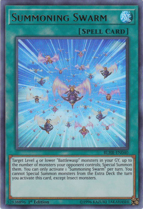 Summoning Swarm [BLHR-EN040] Ultra Rare (ONLINE ORDER ONLY)