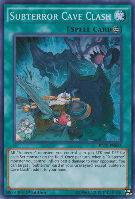 Subterror Cave Clash [RATE-EN085] Super Rare (ONLINE ORDER ONLY)