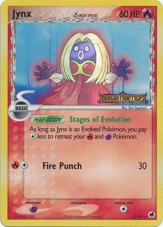 Jynx (17/101) (Delta Species) (Stamped) [EX: Dragon Frontiers] (Online Only)