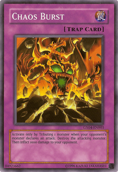 Chaos Burst (GX Tag Force 2) [GX04-EN003] Super Rare (ONLINE ORDER ONLY)