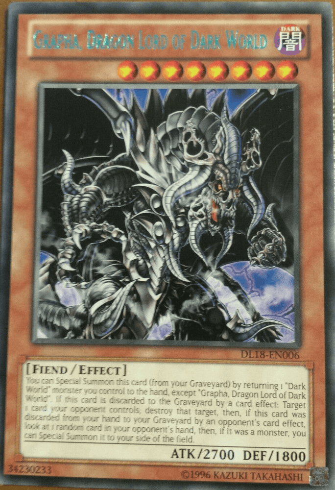 Grapha, Dragon Lord of Dark World (Green) [DL18-EN006] Rare (ONLINE ORDER ONLY)