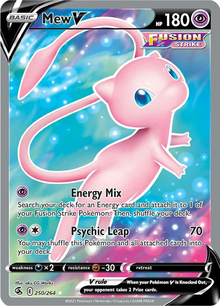 Mew V (250/264) [Sword & Shield: Fusion Strike] (Online Only)