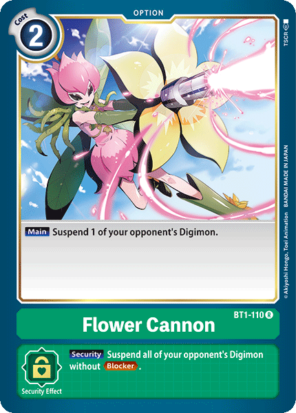 Flower Cannon [BT1-110] [Release Special Booster Ver.1.0] (ONLINE ORDER ONLY)