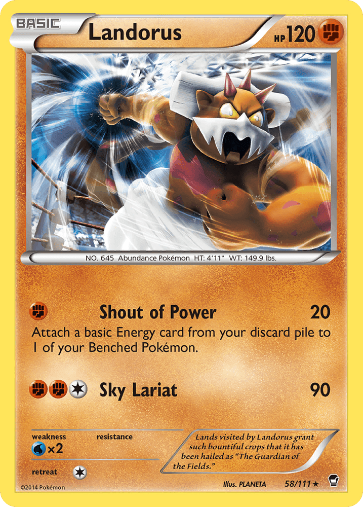 Landorus (58/111) [XY: Furious Fists] (Online Only)