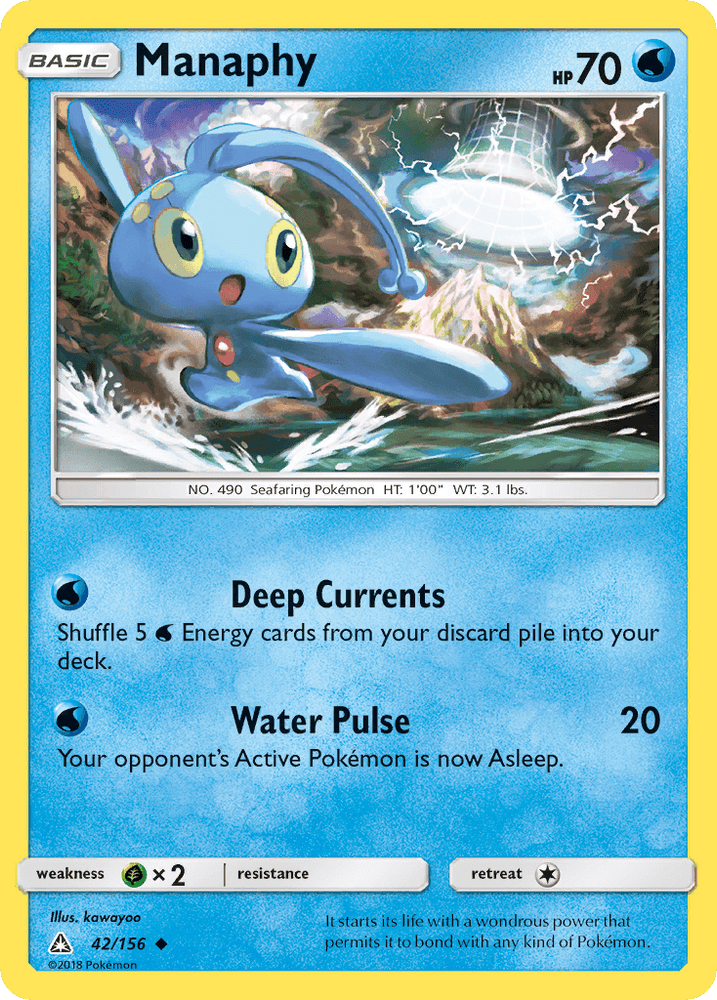 Manaphy (42/156) [Sun & Moon: Ultra Prism] (Online Only)