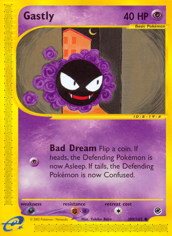 Gastly (109/165) [Expedition: Base Set] (Online Only)