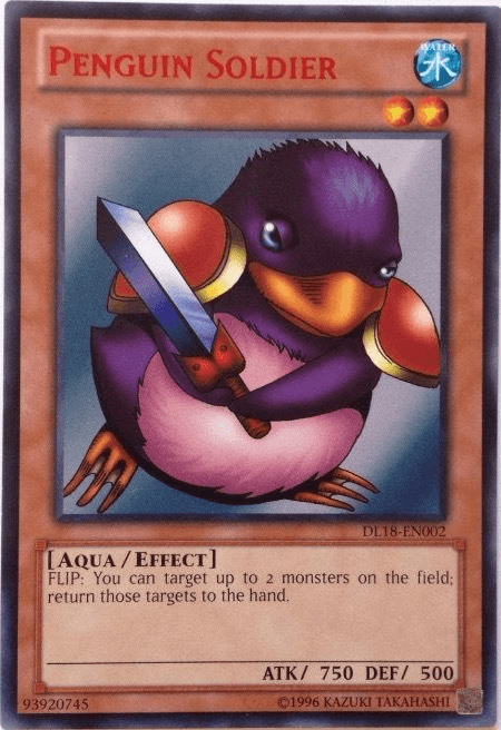 Penguin Soldier (Red - DL18) [DL18-EN002] Rare (ONLINE ORDER ONLY)