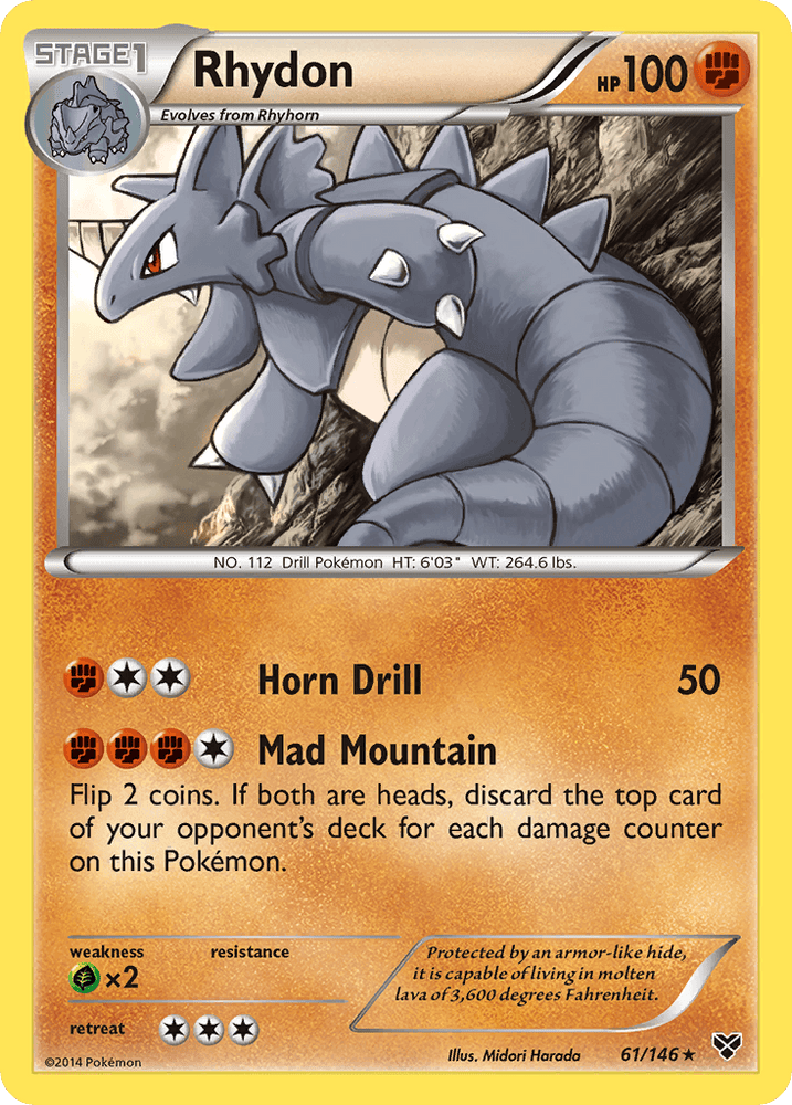 Rhydon (61/146) [XY: Base Set] (Online Only)