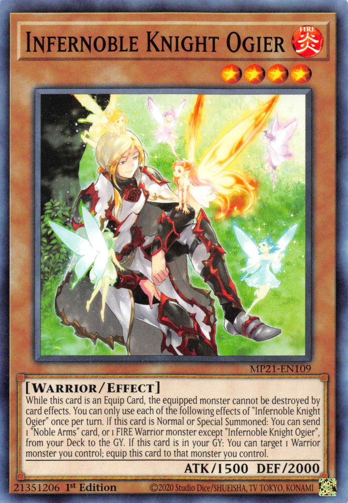 Infernoble Knight Ogier [MP21-EN109] Common (ONLINE ORDER ONLY)