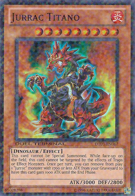 Jurrac Titano [DT03-EN067] Super Rare (ONLINE ORDER ONLY)