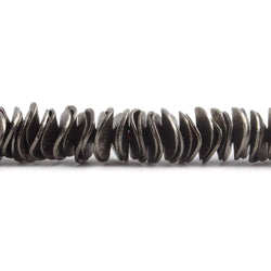 8mm Brushed Wavy Disc Spacers 8 inch 166 Beads (ONLINE ORDER ONLY)