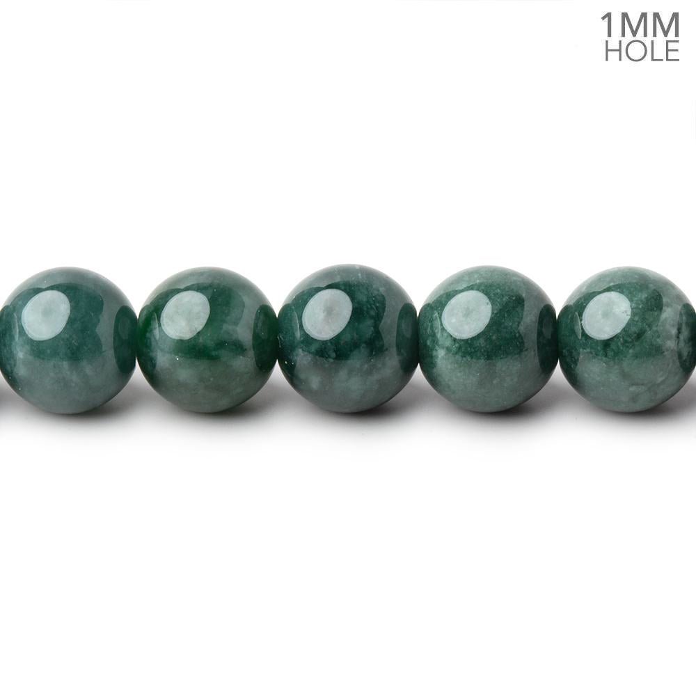 8mm Jadeite Plain Round Beads 15.5 inch 52 pieces AA 1mm Hole (ONLINE ORDER ONLY)