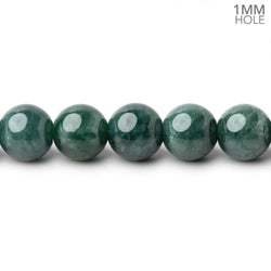 8mm Jadeite Plain Round Beads 15.5 inch 52 pieces AA 1mm Hole (ONLINE ORDER ONLY)