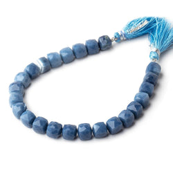 8mm Owyhee Denim Opal Faceted Cube Beads 8 inch 24 pieces (ONLINE ORDER ONLY)