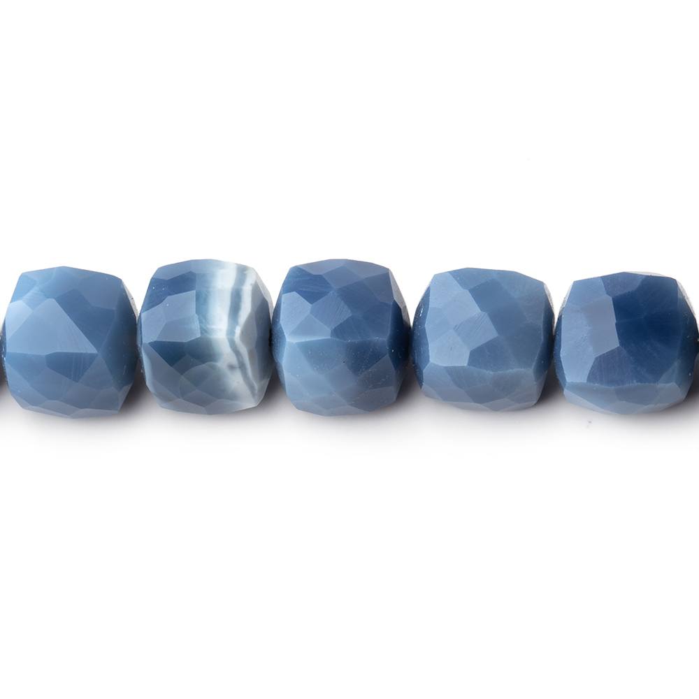 8mm Owyhee Denim Opal Faceted Cube Beads 8 inch 24 pieces (ONLINE ORDER ONLY)