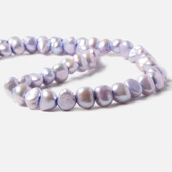 8x10-7.5x10.5mm Lilac Baroque 2.5mm large hole Pearls 15 in. 49 pcs (ONLINE ORDER ONLY)