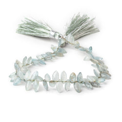8x4-10x5mm Moss Aquamarine Faceted Marquise Beads 8 inch 74 pieces (ONLINE ORDER ONLY)