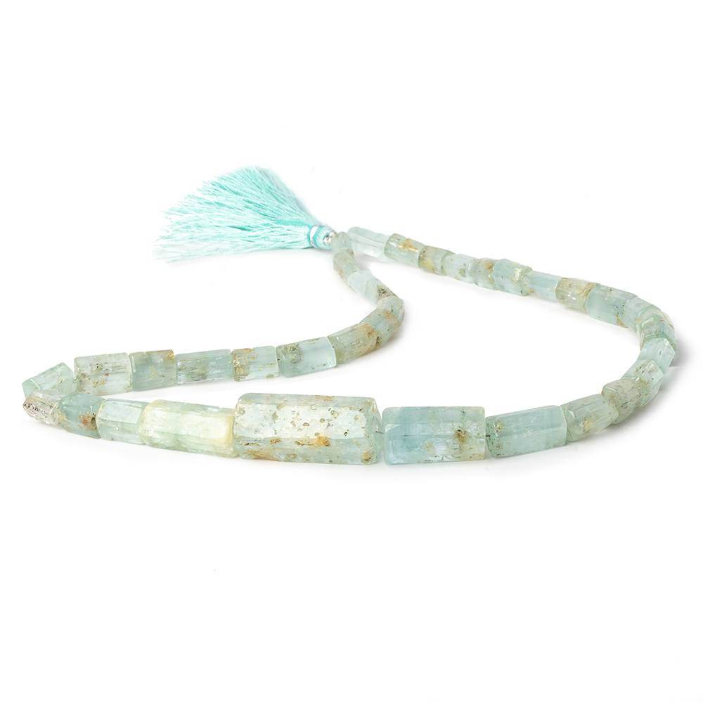 8x5-28x13mm Aquamarine Straight Drilled Natural Crystals 16 inch 36 beads (ONLINE ORDER ONLY)