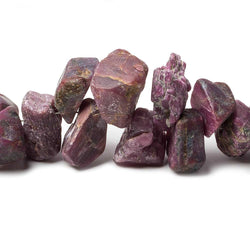 8x5x3-16x14x10mm Ruby Beads Unfaceted Natural Crystal 15 inch 100 pcs (ONLINE ORDER ONLY)