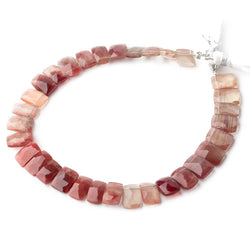 8x6-10x7mm Andesine Top Drilled Faceted Rectangle Beads 8 inch 28 pieces (ONLINE ORDER ONLY)