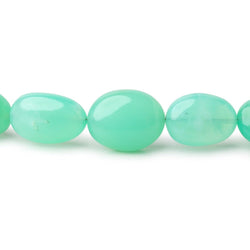 8x6-16x13mm Prase Opal Plain Oval Beads 18 inch 40 pieces AA (ONLINE ORDER ONLY)