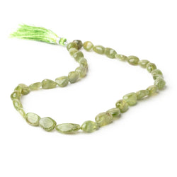 8x7-13x9mm Afghani Peridot Plain Nugget Beads 14 inch 33 pieces (ONLINE ORDER ONLY)