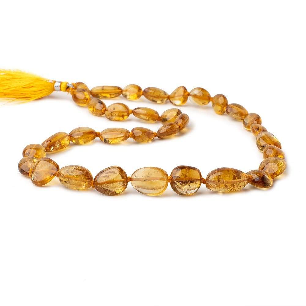 8x8-15x13mm Citrine Plain Nugget Beads17 inch 33 pieces (ONLINE ORDER ONLY)