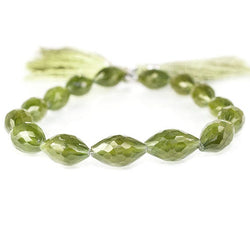 9-11mm Idocrase Faceted Marquise Beads 8 inch 14 pieces (ONLINE ORDER ONLY)