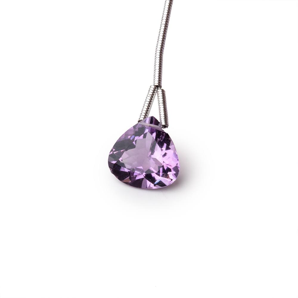 9-11mm Pink Amethyst Faceted Heart Focal 1 Bead (ONLINE ORDER ONLY)