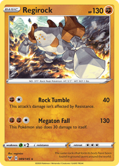 Regirock (089/185) [Sword & Shield: Vivid Voltage] (Online Only)