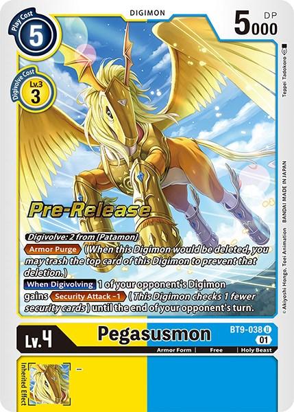Pegasusmon [BT9-038] [X Record Pre-Release Promos] (ONLINE ORDER ONLY)