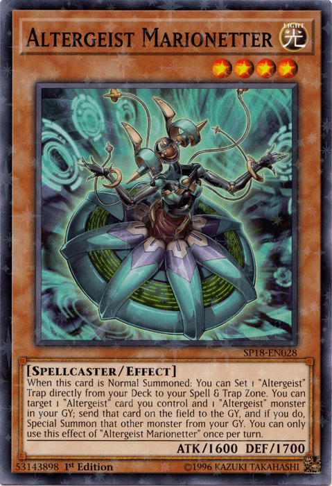 Altergeist Marionetter [SP18-EN028] Starfoil Rare (ONLINE ORDER ONLY)