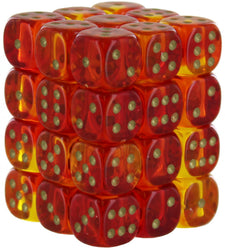 CHESSEX: D6 Gemini™ DICE SETS - 12mm