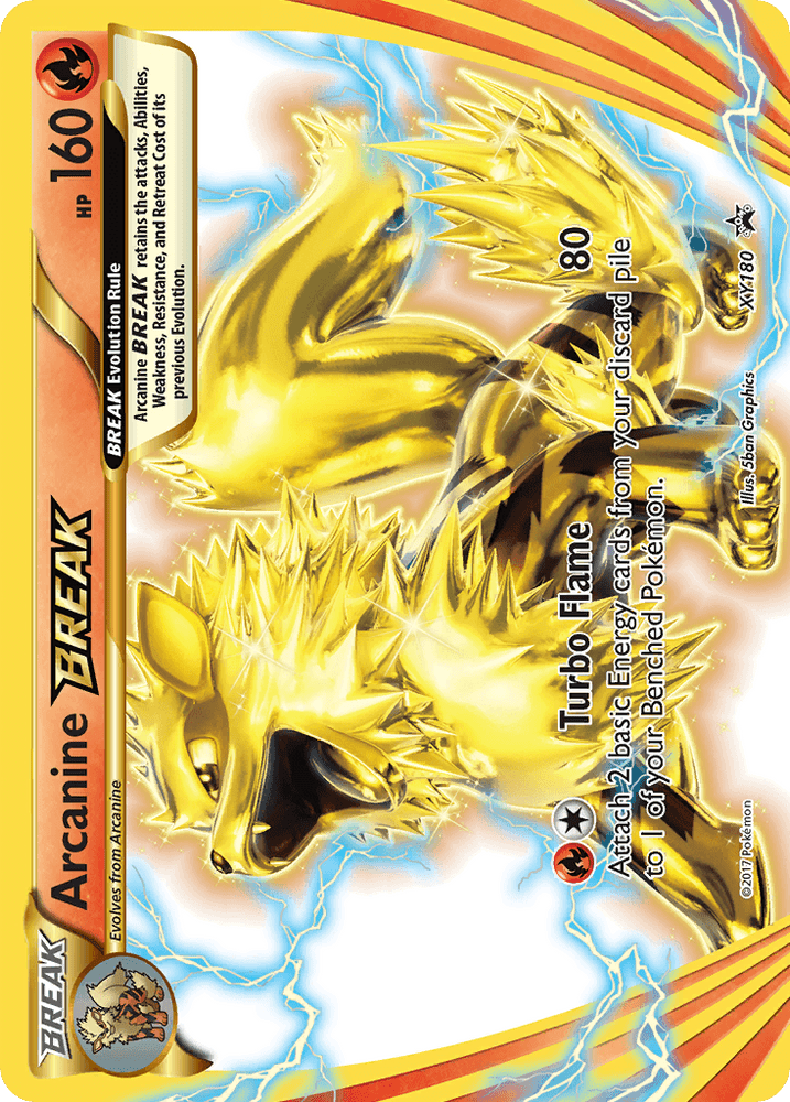Arcanine BREAK (XY180) [XY: Black Star Promos] (Online Only)