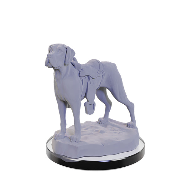 WizKids Deep Cuts Unpainted Miniatures: Dog Companions (Online Order Only)