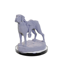 WizKids Deep Cuts Unpainted Miniatures: Dog Companions (Online Order Only)