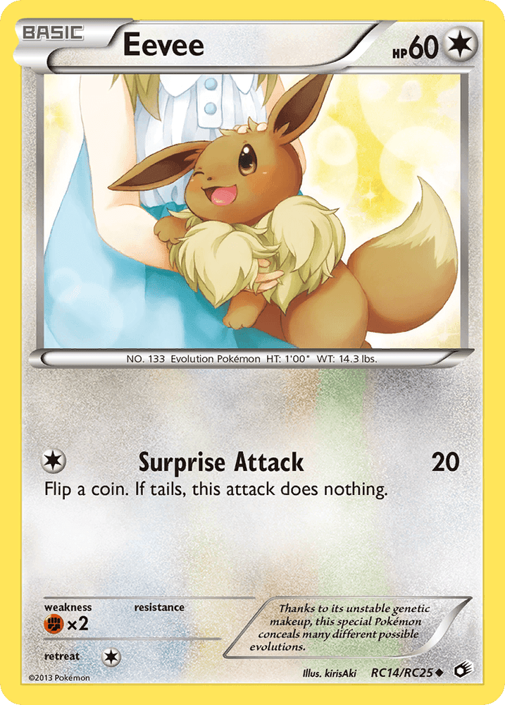 Eevee (RC14/RC25) [Black & White: Legendary Treasures] (Online Only)