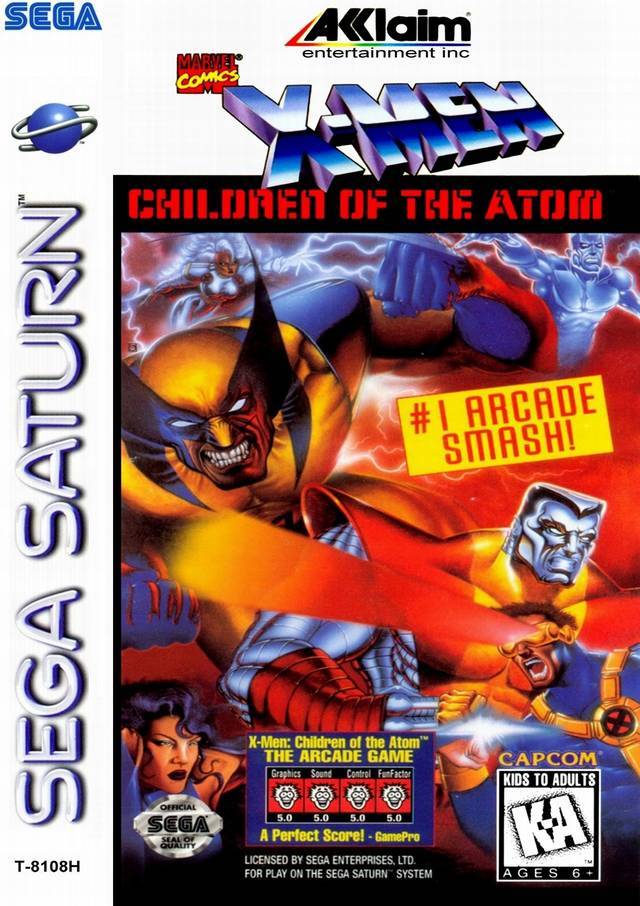 X-Men Children of the Atom (Sega Saturn) (ONLINE ORDER ONLY)