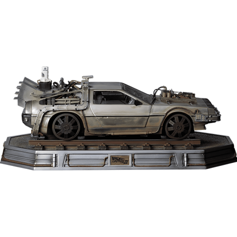 Iron Studios Back to the Future Part III DeLorean 1:10 Scale Statue (ONLINE ORDER ONLY)