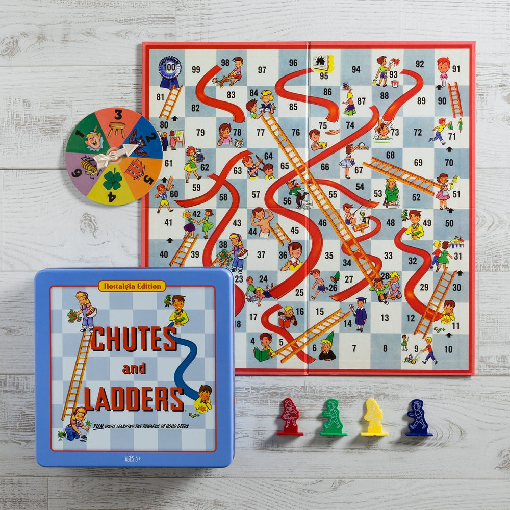 Chutes and Ladders - Nostalgia Tin (ONLINE ORDER ONLY)
