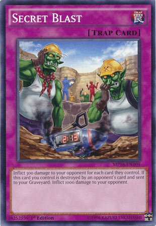 Secret Blast [MP16-EN104] Common (ONLINE ORDER ONLY)