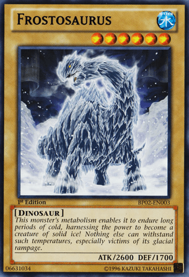 Frostosaurus [BP02-EN003] Rare (ONLINE ORDER ONLY)