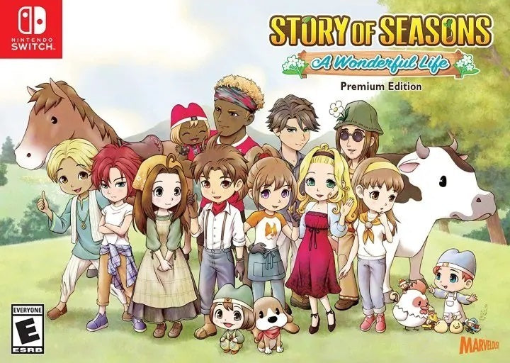 Story of Seasons: A Wonderful Life (Premium Edition) (Nintendo Switch) (ONLINE ORDER ONLY)