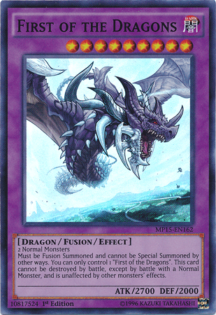 First of the Dragons [MP15-EN162] Super Rare (ONLINE ORDER ONLY)