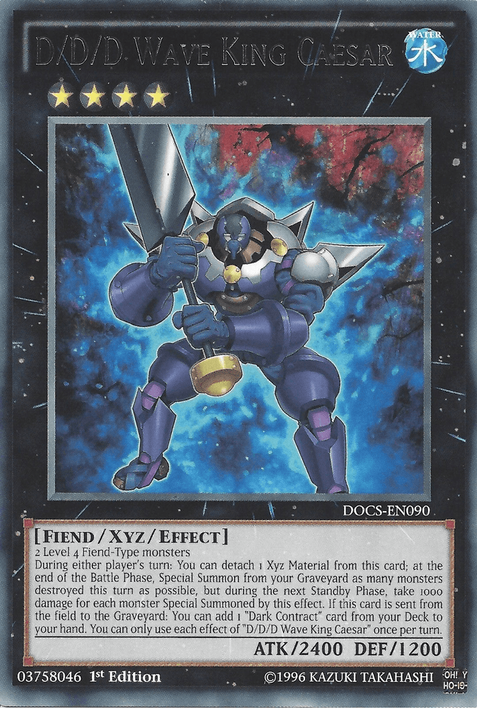 D/D/D Wave King Caesar [DOCS-EN090] Rare (ONLINE ORDER ONLY)