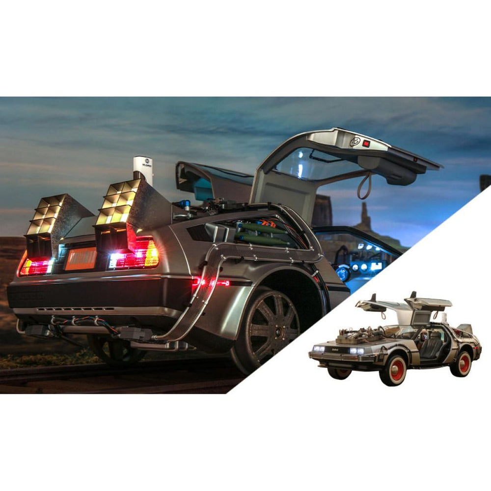 Hot Toys Back to the Future Part III 1:6 scale DeLorean Time Machine Collectible Vehicle [DROP SHIPS DIRECTLY FROM DISTRIBUTOR] (ONLINE ORDER ONLY)