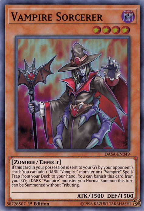 Vampire Sorcerer [DASA-EN049] Super Rare (ONLINE ORDER ONLY)